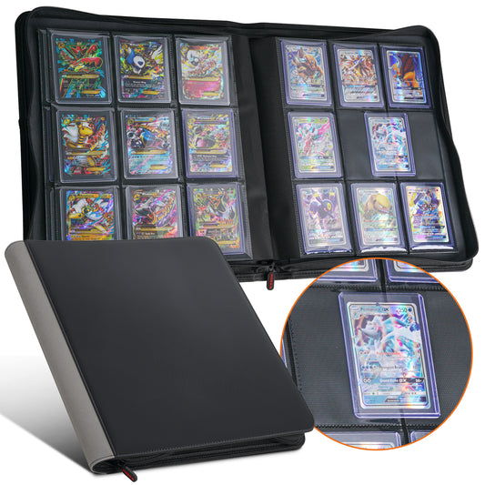 PREZA Toploader Binder - Holds 216 Top Loaders (black)