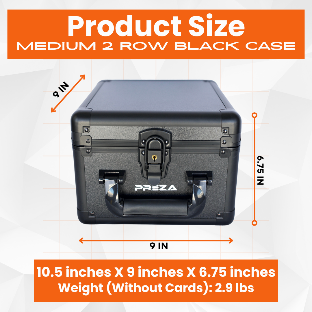 PREZA Graded Card Case (2 row - medium)