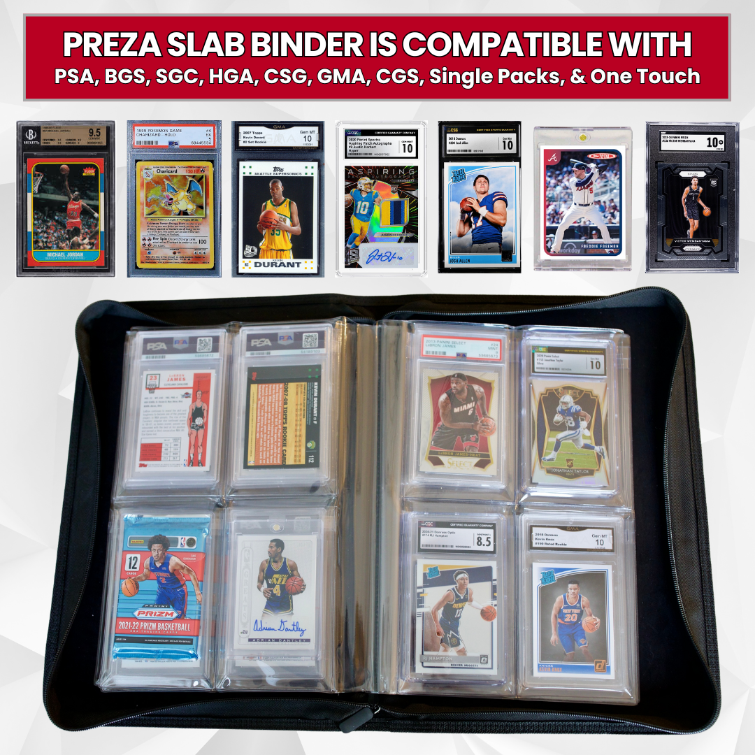 The Original Slab Binder by PREZA - Holds 32 slabs (red)
