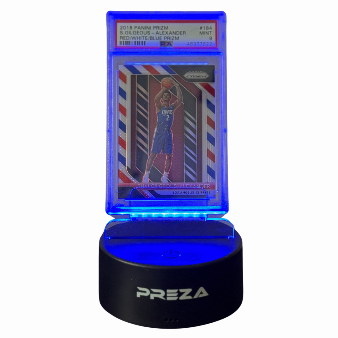 PREZA Graded Card Light Up Display Preza Cards PREZA Graded Card Light Up Display Preza Cards