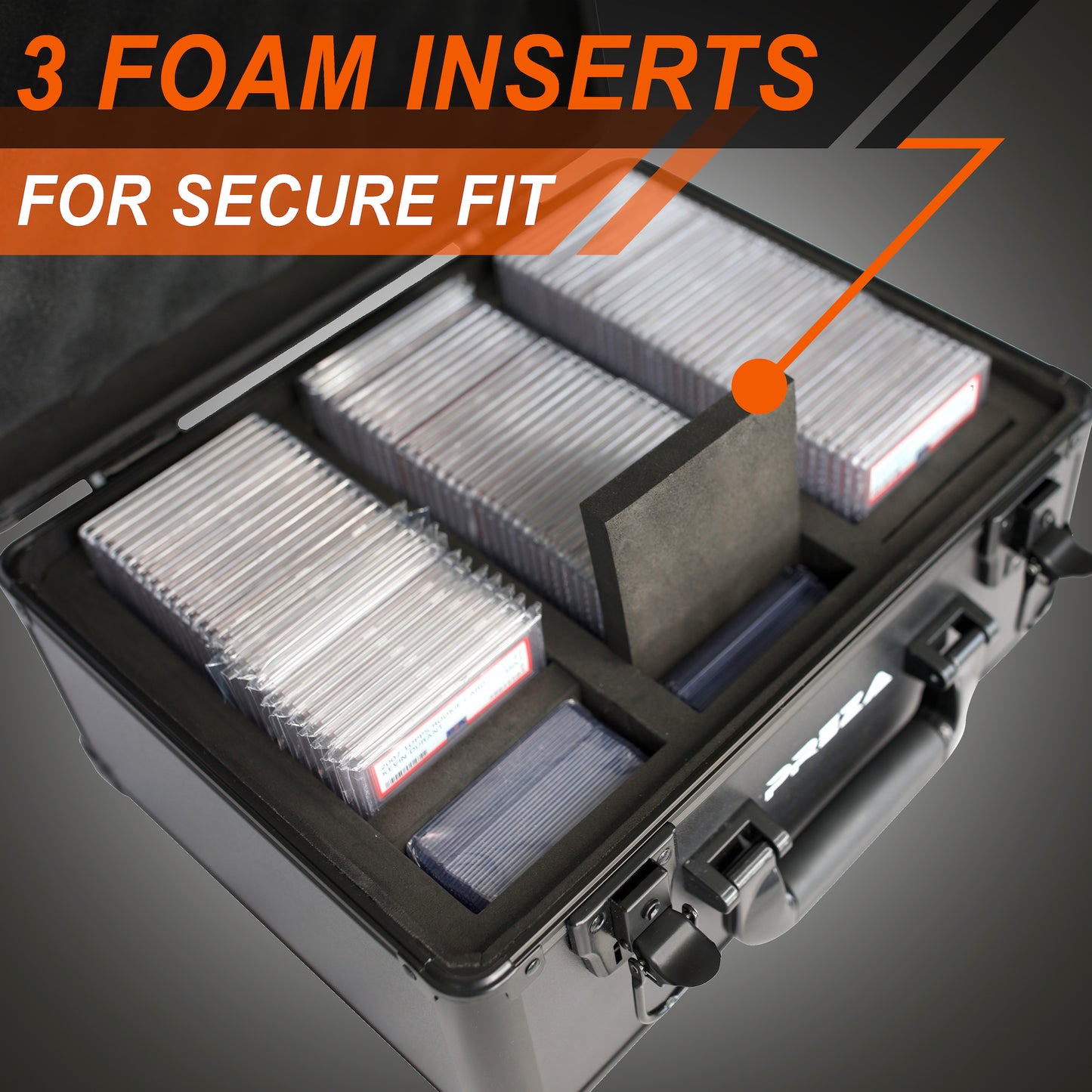 PREZA Graded Card Storage Box & Display Case