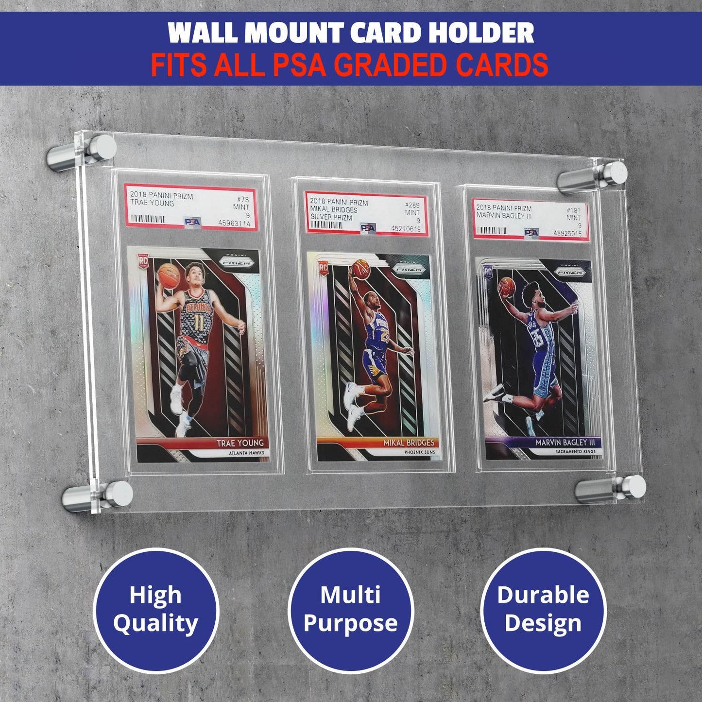 PREZA Trading Card Wall Display