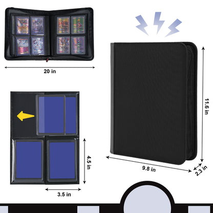 PREZA Mini Toploader Binder - Holds 112 Top loaders Preza Cards PREZA Mini Toploader Binder - Holds 112 Top loaders Preza Cards