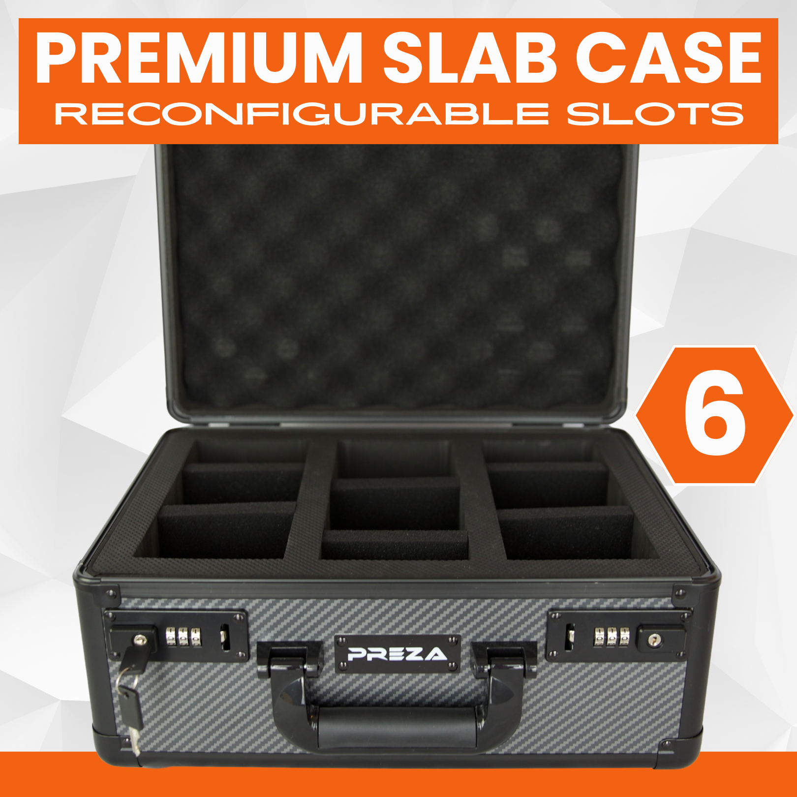 NEW PREZA EliteLock Slab Case (Large) – Preza Cards NEW PREZA EliteLock Slab Case (Large) – Preza Cards