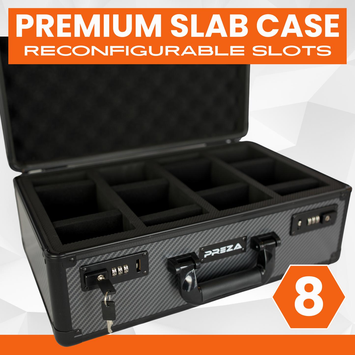 NEW PREZA EliteLock Slab Case (X-Large)