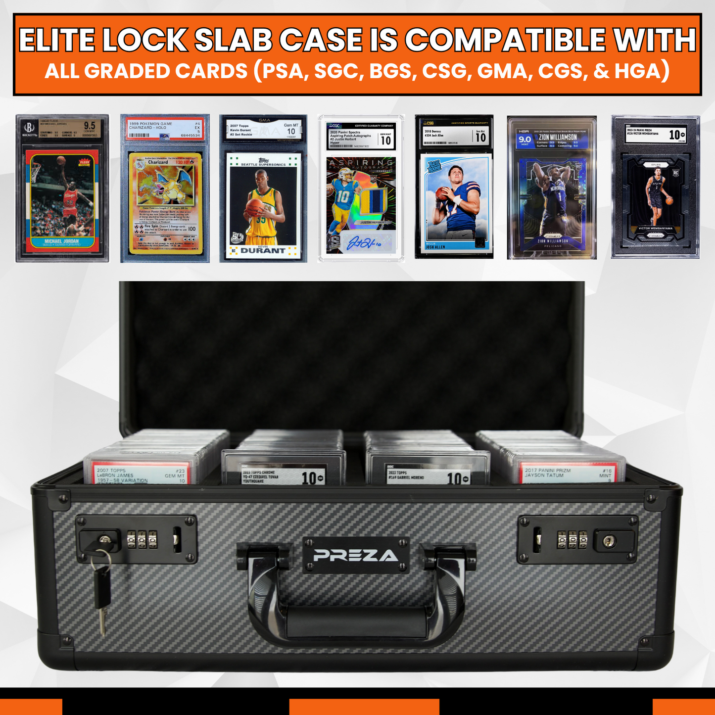 NEW PREZA EliteLock Slab Case (X-Large)