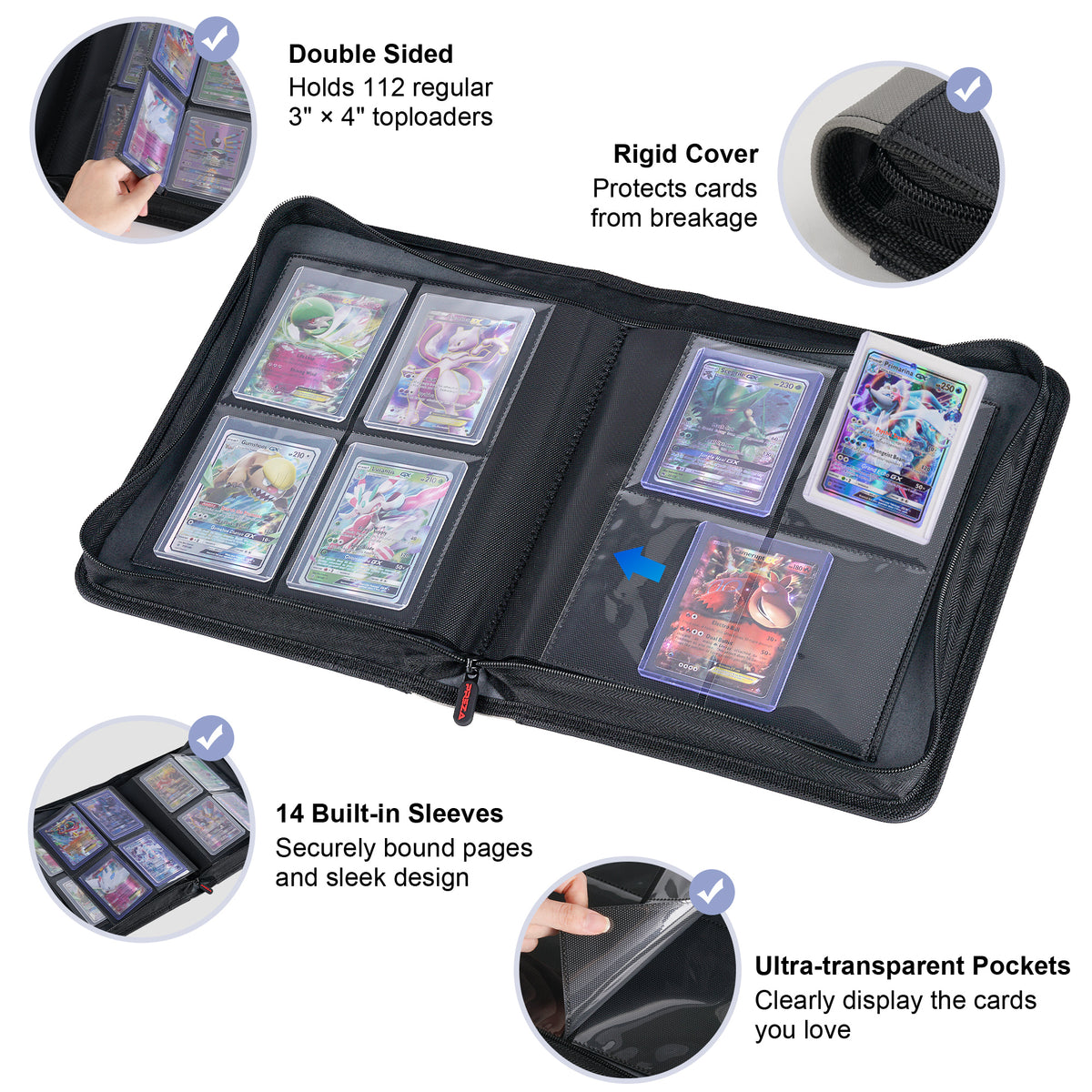 BCW Cargo Storage Box – 6-Cell, Holds Top Loaders, Gaming & Magnetic Cards (3000-Card Capacity)