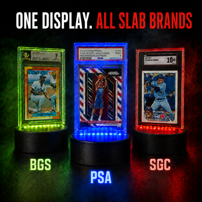 PREZA Graded Card Light Up Display