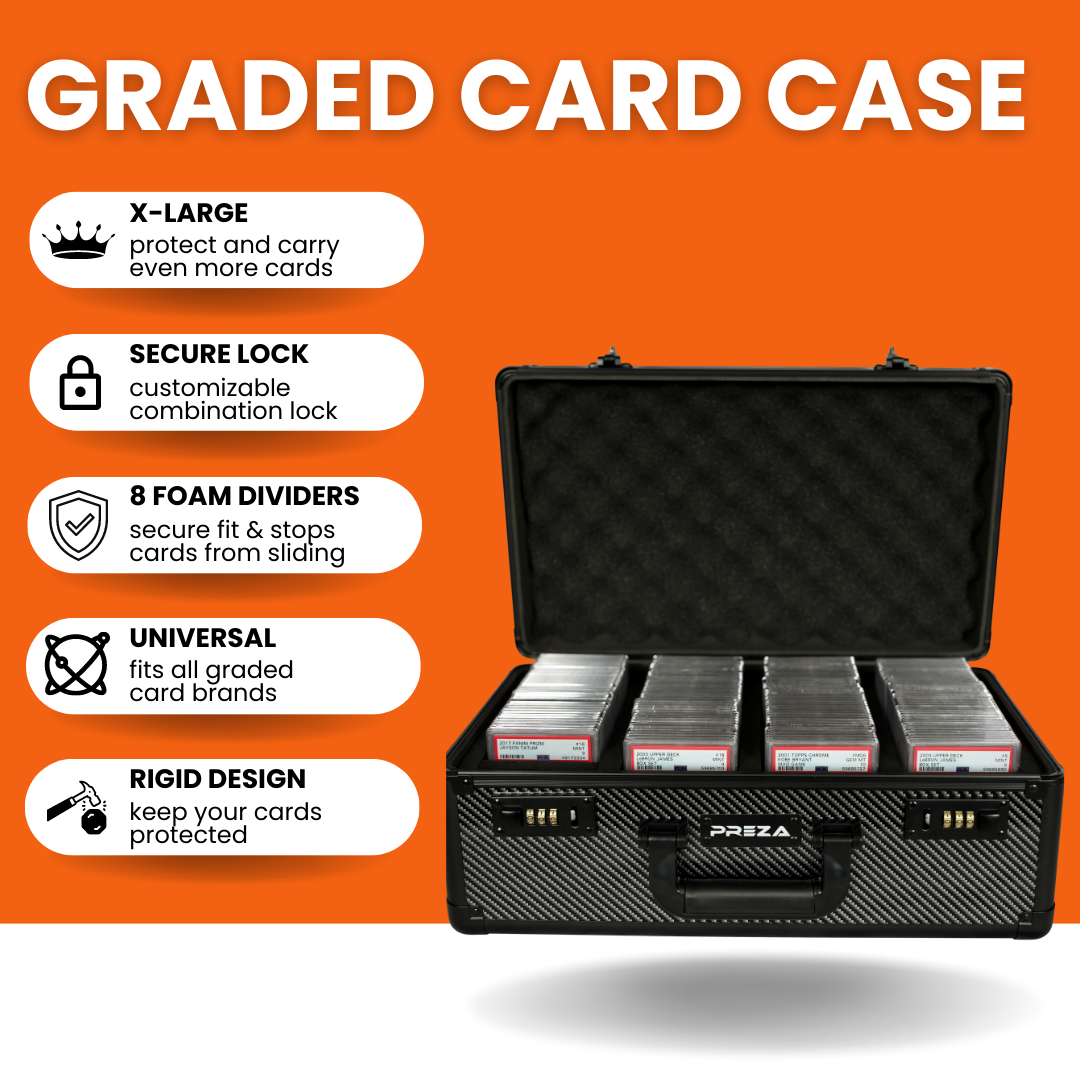 PREZA Graded Card Case (Carbon Fiber - X Large) Preza Cards PREZA Graded Card Case (Carbon Fiber - X Large) Preza Cards