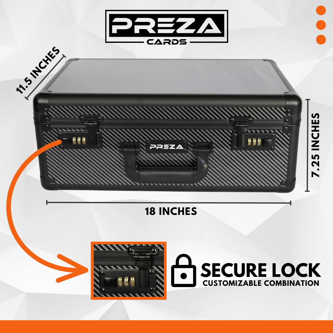 preza graded card storage box PREZA Graded Card Case (Carbon Fiber