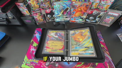 PREZA Jumbo & Standard Card Binder - Holds 240 Cards