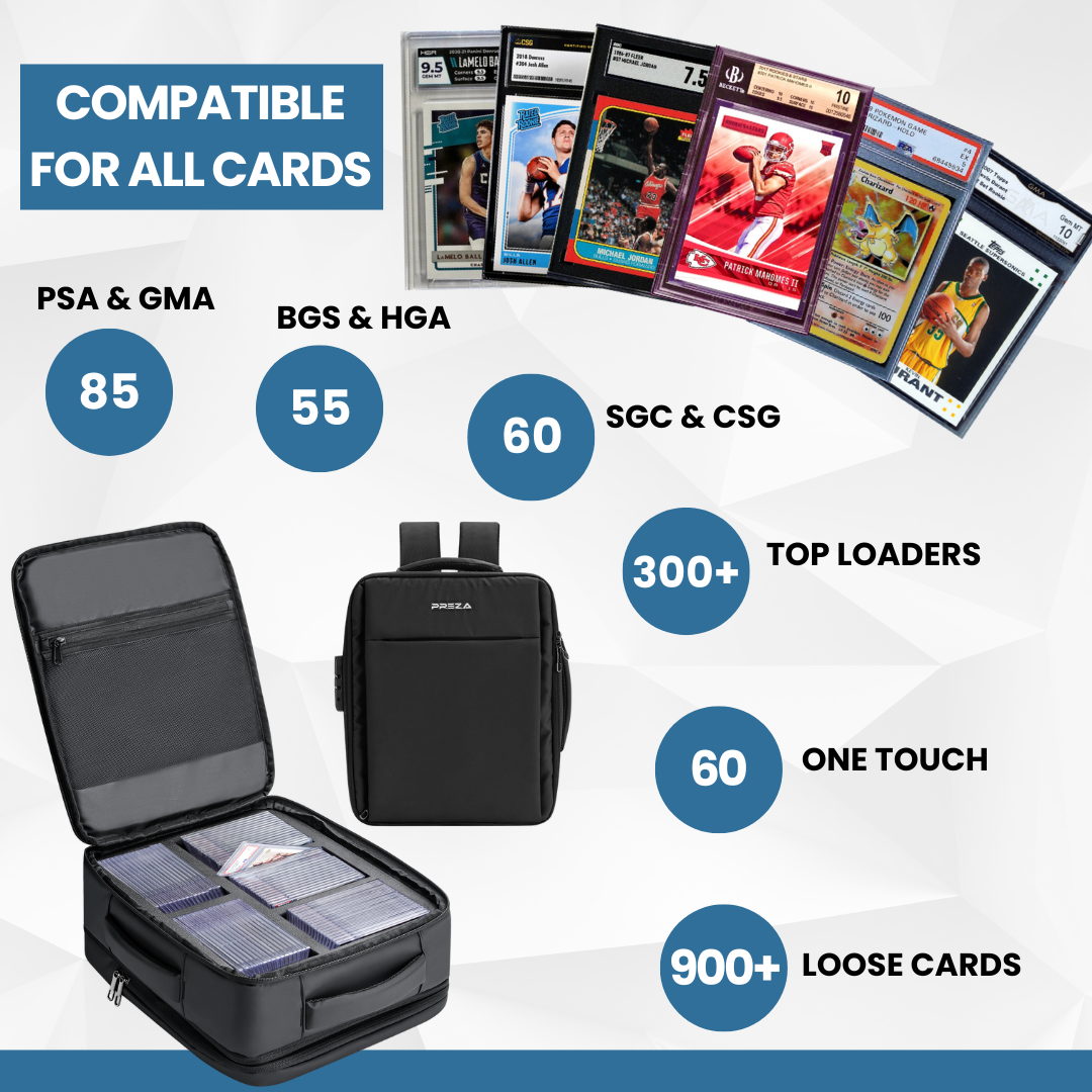Backpack Card Graded Card Backpack (NEW) – Preza Cards