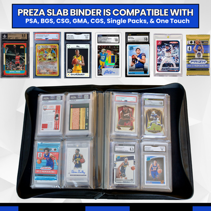 The Original Slab Binder by PREZA - Holds 32 slabs (blue)