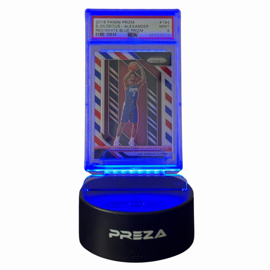 PREZA Graded Card Light Up Display