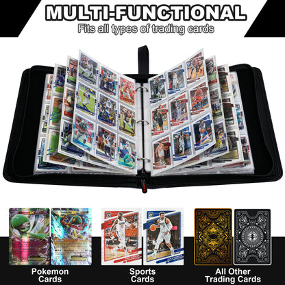 Black Trading Card Binder (Holds 900 Cards) Preza Cards Black Trading Card Binder (Holds 900 Cards) Preza Cards
